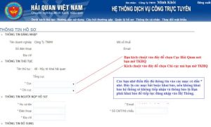 Điền thông tin