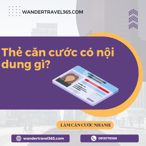 Thẻ căn cước có nội dung gì?