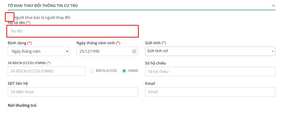Thủ tục đăng ký tạm trú tại nhà thuê đối với trường hợp là công dân Việt Nam